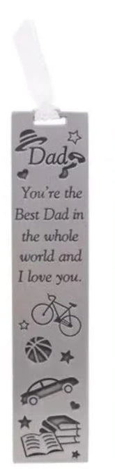Dad Stainless Steel Bookmarks With Love
